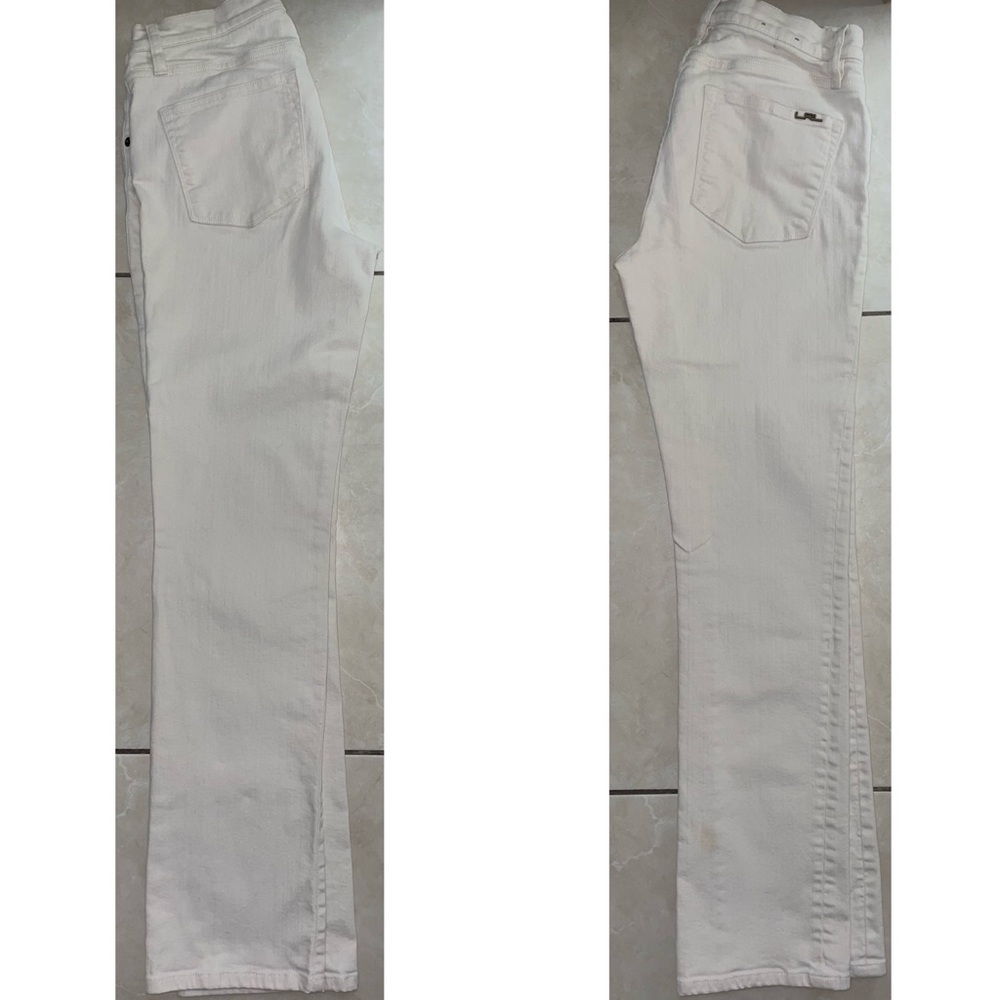 Off White Straight Leg Denim Jeans - Picture 6 of 10